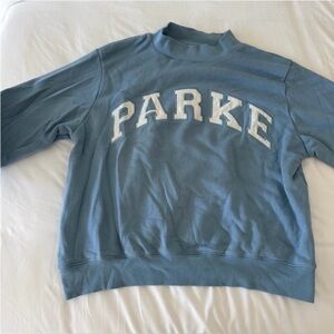 RARE PARKE SKY BLUE MOCKNECK HERITAGE L/XL